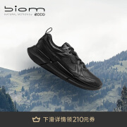 爱步（ECCO）【BIOM 2.2】秋冬季新款牛皮软底运动跑步鞋男 健步830844 黑色42