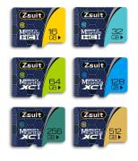 捷速优 ZSUIT32g高清记录仪监控录像高速手机小卡sd16g闪存卡64gt Zsuit蜂窝品牌卡 16GB