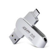 洽品type-c安卓手机64G大容量高速存储盘金属旋转电脑两用 USB2.0+Type-c 16GB