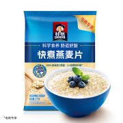 QUAKER 桂格快煮袋装1000g营养早餐谷物膳食纤维燕麦片 快煮燕麦片1000g*1袋