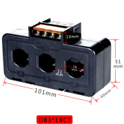 解颜丁本电器 电流互感器三相一体小体积微型交流0.5级 1005  505 18mm孔 30A/5A