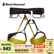 Black Diamond黑钻高端轻量安全带专业户外攀登安全带Zone攀冰攀岩全能型安全带 通用款-咖喱黄 S(腰围69-76cm，腿围48-53cm)