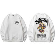 斯图西欧美潮流品牌Stussy 斯图西长袖圆领卫衣街头街舞潮衣