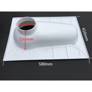 嗣音公共场所塑料蹲便器蹲坑便池蹲厕卫生间厕所大便器马桶家用