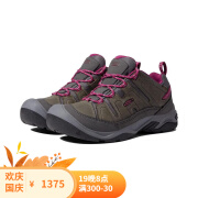 keen 户外女鞋 Circadia Waterproof女士运动远足徒步登山鞋 防滑耐磨 Steel Grey/Boysenberry 40