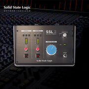 Solid state logic SSL 2 外置声卡配录音编曲直播K歌 黑色