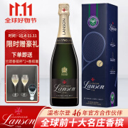 兰颂（Lanson）【全球前十大名庄香槟】法国兰颂温网黑牌香槟起泡酒进口 750ml单支礼盒装