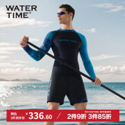 WATERTIME/水川 泳衣男防晒游泳衣男士游泳装备套装浩瀚银河 XL