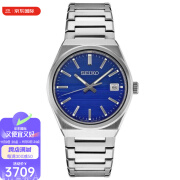 精工（Seiko）高档日韩手表三针石英表日期显示商务通勤休闲腕表SUR555 Blue os