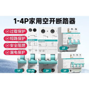 西门子2P63A空开带漏电保护1P家用断路器空气开关597库 空气开关 16A+1P