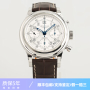 【二手95新】浪琴(longines)经典复刻系列男表自动机械手表 二手手表 二手奢侈品腕表 送礼物 L2.745.4.73.2白盘蓝针皮带41