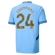 UOU曼城英超纪念印号球衣杯赛印号24/25赛季主场英超印号 CHAMPIONS 24主场英超印号 S