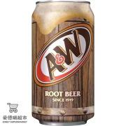 A&W美国进口A&W树根味碳酸饮料巨石强森汽水雪山乐啤露RootBeer AW树根味汽水2瓶