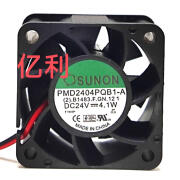 PMD2404PQB1-A 24V 4.1W 4028 4CM 变频器 服务器 散热风扇 2线