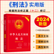 2024新版中华人民共和国刑法实用版/刑法修正案十二12/刑法/刑法法条全文/刑法法律法规/刑法条文/中国刑法单