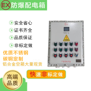 防爆配电箱动力箱控制柜不锈钢防爆仪表箱照明箱防爆检修箱防爆箱 135*135*90mm