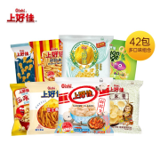 上好佳（Oishi）【顺手买一件】零食膨化组合（5g-7g）口味随机 42包（口味随机）