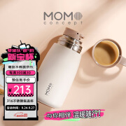 MOMOCONCEPT保温杯女士高颜值水杯MOMO316不锈钢带盖水杯便携保温杯350ml