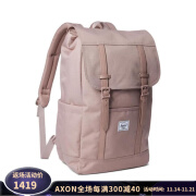 Herschel Supply Co.双肩背包翻盖设计大容量男包女包上班上学水瓶口袋出差旅行 Ash Rose OS