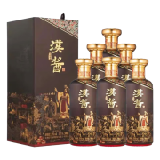 茅台股份有限公司出品酱香型白酒 53度 500mL 6瓶 汉酱匠心传承