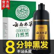 型邦一洗黑中草箹黑发染发剂清水植物黑色染发膏一支黑 【新升级配方】自然黑1瓶装