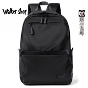 Walker Shop品牌双肩包男背包旅行包商务电脑包出差大容量男包 经典黑【升级款】 15.6吋