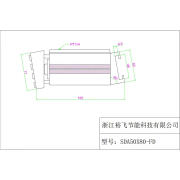 SDA气缸木工夹具侧孔机压板气缸夹紧缸开槽机斜压缸斜角型材50X90 SDA50X80-FD