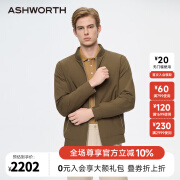 ASHWORTH[双面穿夹克]雅狮威秋季新款棒球领外套立领男高尔夫运动夹克风衣 K4-大地棕色 S