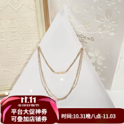 【二手99新】卡地亚项链 Cartier Chaines系列 18K三色金 男女同款 可DIY项链 三色金项链 链条长度：55cm