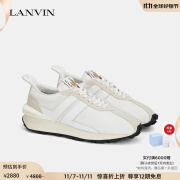 浪凡（LANVIN）官方 BUMPR男士复古运动鞋户外休闲鞋送男友新复古回潮 白色 (尺码偏大选小一码) 42