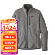 PATAGONIA男士Better Sweater抓绒衣户外保暖外套夹克 巴塔哥尼亚25528 STH浅灰色 L