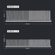 洲狗狗排梳现货精选钢针直梳泰迪比熊中小型犬开结梳钢梳宠物梳子 宠物钢针梳子【小号】