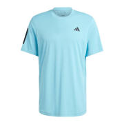 阿迪达斯 （adidas） CLUB 3-STRIPES TENNIS 男士运动T恤经典百搭简约舒适透气短袖 light aqua XL