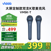 Vidda 海信  麦克风 VM5K-T 海信电视 Vidda电视定制 天籁K歌 无线麦克风 家庭KTV 双支套装