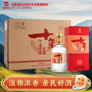 河套酒业 河套老窖感恩十年 浓香型白酒 38度 500ml*6瓶 整箱装