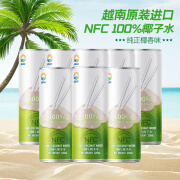 九日冰祖椰子水NFC椰汁0脂肪无添加电解质水运动健身320ml*6罐