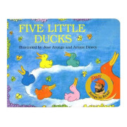 【中图原版】儿童英文原版绘本 五只小鸭子 纸板书Five Little Ducks 0-3-6岁低幼