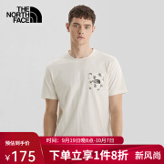 北面（The North Face）春夏男士带胸兜200g纯棉短袖T恤5JZW 5JZW-N3N米白色 M