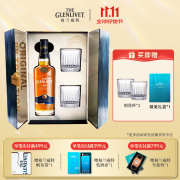 格兰威特（Glenlivet）陈酿洋酒18年 单一麦芽苏格兰威士忌700ml 中秋礼盒 礼盒装