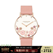 蔻驰（COACH）蔻驰女表Leather Strap女款茶花玫瑰粉色淑女百搭腕表14503770 14503770 One Size