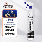 鸡奶奶苍蝇杀虫喷射剂 600ml/瓶 家用室内灭蟑螂喷雾剂灭防合一 1瓶配1喷头 600ml