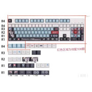 wooting客制化键帽 绫波丽