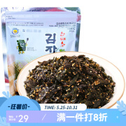 韩美禾韩国进口拌饭海苔韩美禾芝麻炒海苔碎70g儿童即食海苔紫菜零食品