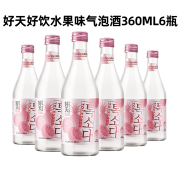 好天好饮水果味气泡配置酒360ML*6瓶尝鲜装韩国进口果味酒 360ML*6瓶