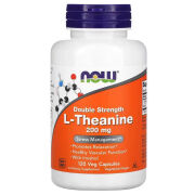 美国Now Foods诺奥 L-Theanine L-左旋茶氨酸胶囊200mg*120粒