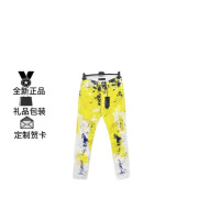 【二手99新】未使用 VERSACE 范思哲（礼物） 主线 弹力款 涂鸦 牛仔裤 29/76