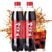 崂山青岛可乐500ml*24瓶青岛特产碳酸饮料姜汁中草国产可乐整箱 崂山可乐500ml*24瓶【整箱】