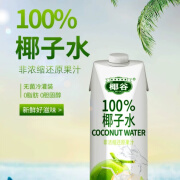 椰谷椰子水1L瓶装NFC果汁饮料 椰谷椰汁水1L(2瓶)