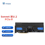 Sonnet 融合双U.2 SSD PCIe卡 可添加32TB企业级SSD存储硬盘扩展卡