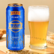 王老吉啤酒饮料500mlX12罐装麦吉威拉格精酿黄啤原麦汁浓度11°P白 6罐X500ML